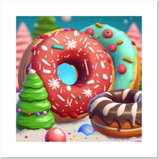 Jummy christmas donuts Posters and Art